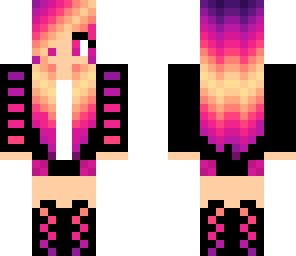 multi colored girl