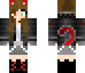 red cat girl