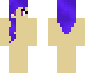 purple hair skin base