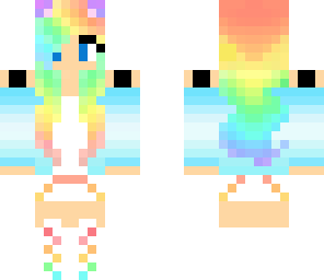 rainbow catgirl