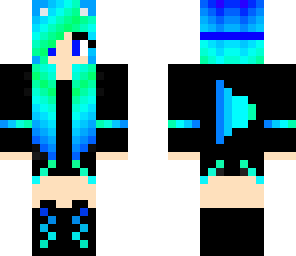 youtube girl colorful