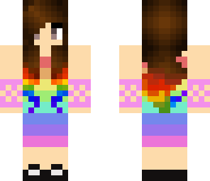 rainbow girl