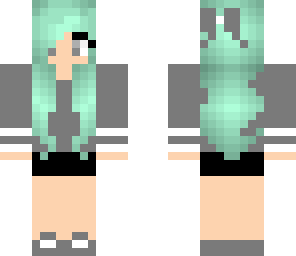 minty hair