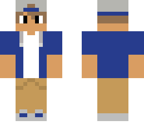 blue shirt boy