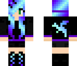 blue dragon girl