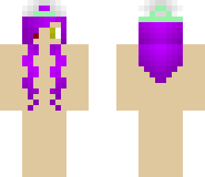 pastel hair with hat