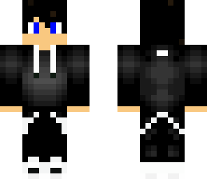 man in black