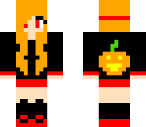edited halloween girl