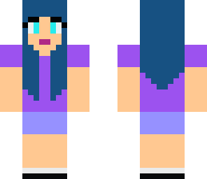 blue hair girl