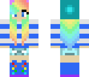 rainbow girl