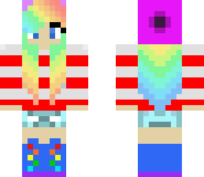 rainbow girl -red-