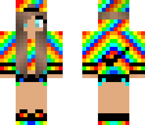 rainbow girl