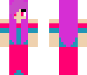 candy's pink purple and blue girl