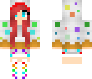 rainbow cake girl