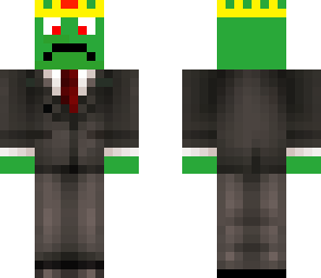 angry king frog