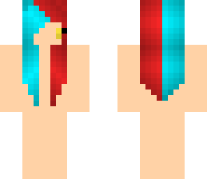 electric blue and red base