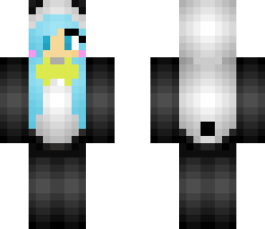 girl panda suit