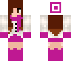 magenta winter girl