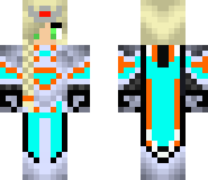 girl knight orange