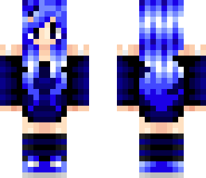 blue girl