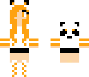 orange panda girl
