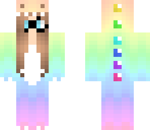 rainbow nerdy dino