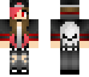 skull girl edit