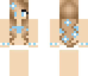 blue beach girl