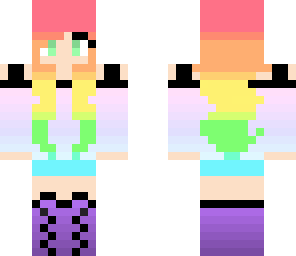 rainbow mint girl