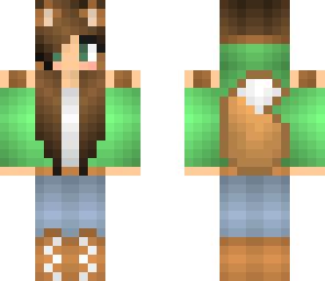green wolf girl