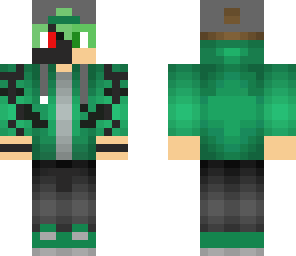 ender teen with green hair