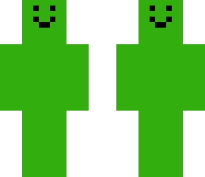 green happy guy