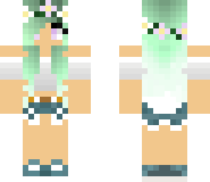 mint flowercrown