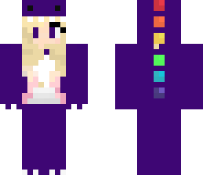 purple dino girl 
