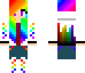 rainbow girl