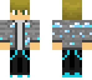 guy with diamond ore jacket