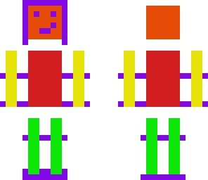 rainbow block-face
