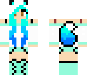 blue wolfie girl