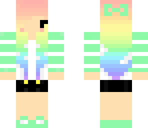 mint chibi girl