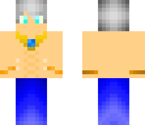 my skin as a merman with abs