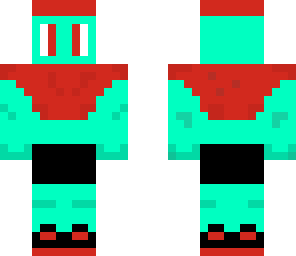 teal and red thing