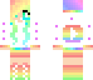 super rainbow video girl