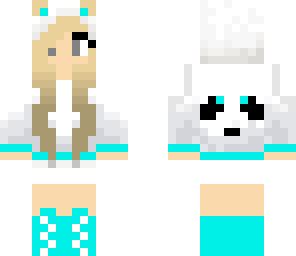 blond panda girl