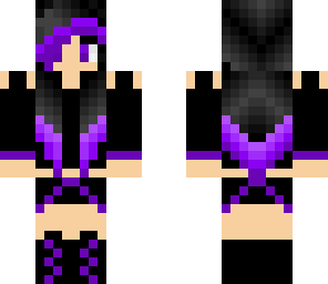purple emo girl