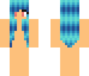 electric blue hair base