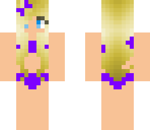 purple beach babe