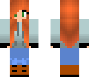 ginger with hoodie