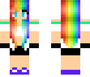raimbow girl gamer
