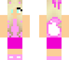 pink skirt girl