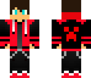 red hoodie